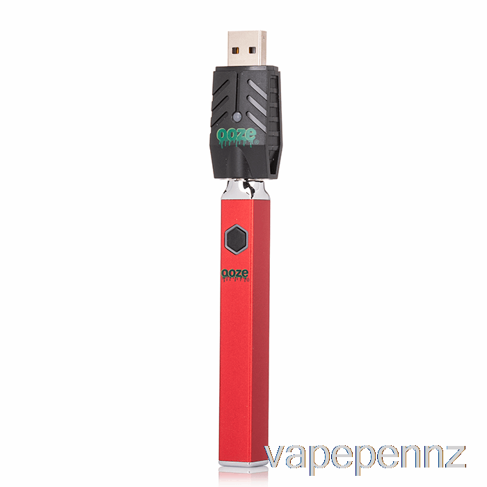 Ooze Quad Flex Temp 500mAh Battery Red VAPE NZ
